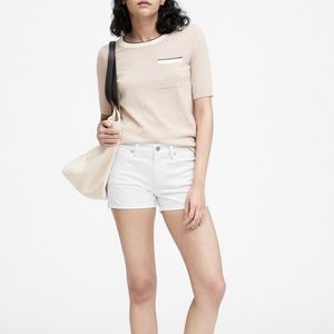 NEW Banana Republic Petite Mid-Rise 3" Denim Short